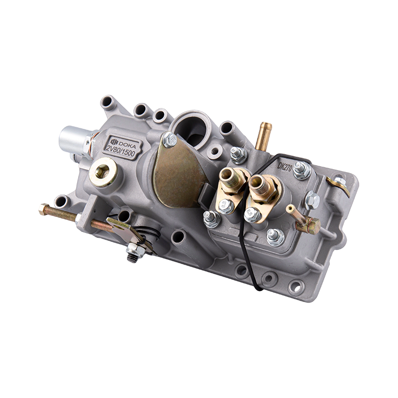 Bomba de inyección de combustible del motor diesel de doble cilindro de V80F V80F (incluido el mecanismo de gobierno de velocidad), cuerpo de tapón de fondo plano, junta de salida de aceite M12x1.5, adecuada para el motor de agua de tipo V 2V80F producido en China