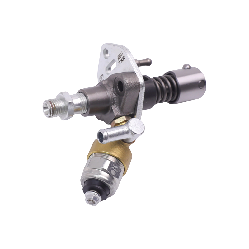 Bomba de inyección de combustible Yanmar Serie 1100F tipo válvula solenoide, con cuerpo de taqué rodillo y conector de salida de aceite M12x1.5, adecuada para los motores monocilíndricos refrigerados por aire 1100FE fabricados en China.