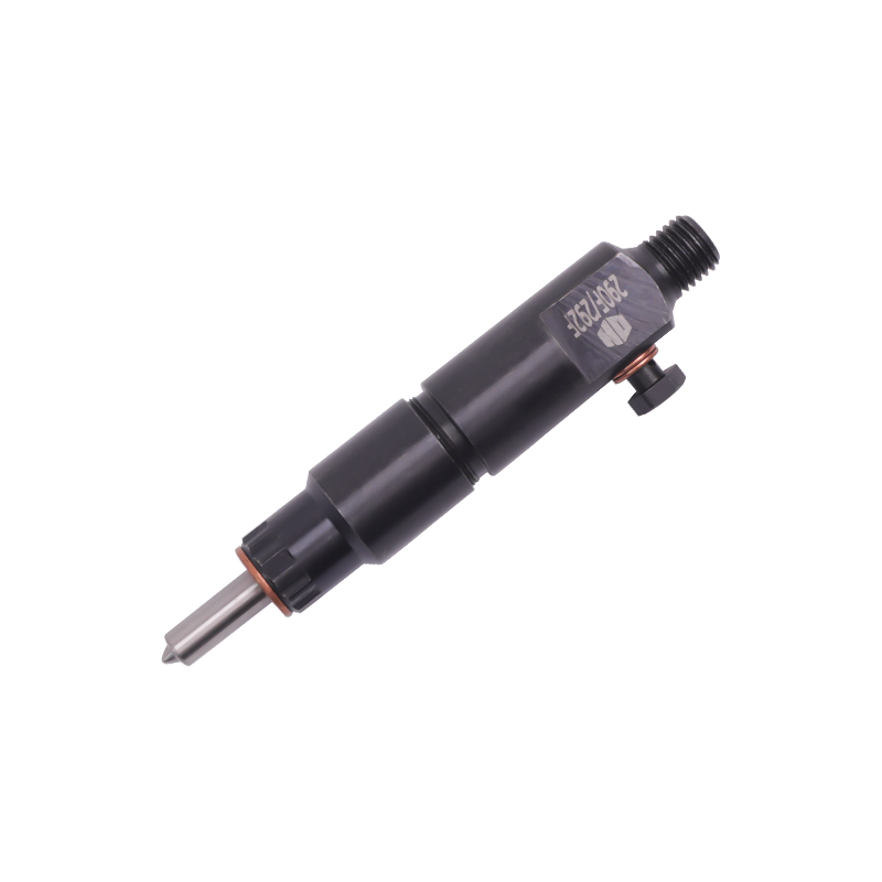 Inyector para motor diésel bicilíndrico tipo 2L90/2L92/2L95F, con entrada de combustible superior, rosca M12x1.5 y estructura de cinco agujeros, adecuado para motores en línea bicilíndricos 2L90/2L92/2L95F refrigerados por aire, fabricados en China.