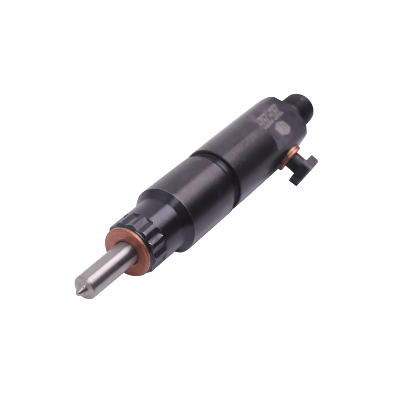 Inyector para motor diésel bicilíndrico tipo 2L90/2L92/2L95F, con entrada de combustible superior, rosca M12x1.5 y estructura de cinco agujeros, adecuado para motores en línea bicilíndricos 2L90/2L92/2L95F refrigerados por aire, fabricados en China.