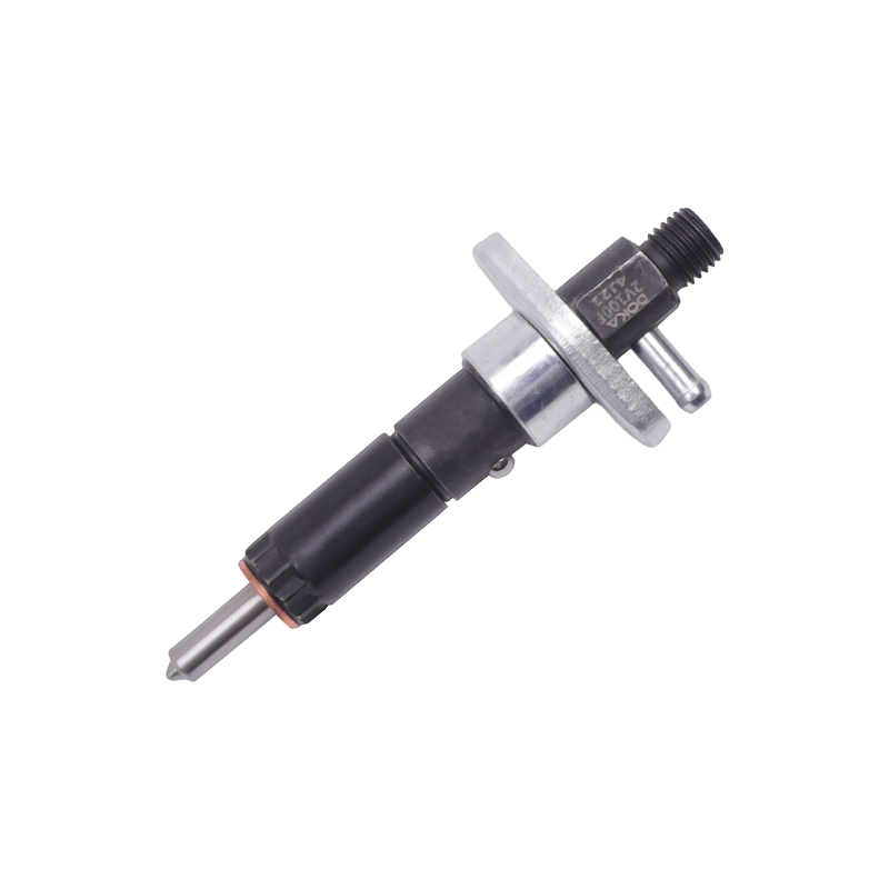 Inyector para motor diésel bicilíndrico tipo 2V100F, entrada de combustible superior, rosca M12x1.5, boquilla de cinco agujeros, diseño de orificio de precisión, adecuado para el motor bicilíndrico 2V100F refrigerado por aire fabricado en China.